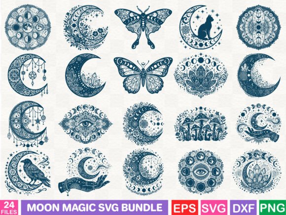 Download Moon Magic SVG Bundle - Premium Resources