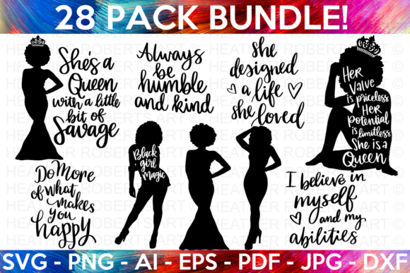 Download Black Girl Magic SVG Bundle - Premium Resources